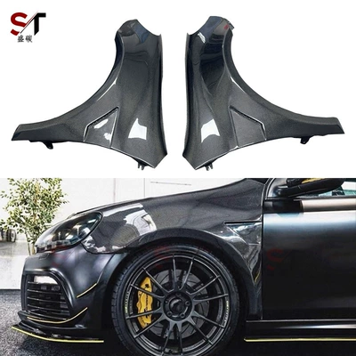 Suitable for Volkswagen Golf 6 Gti Carbon Fiber Fender Mudguard Car Side Surround Wing Modification