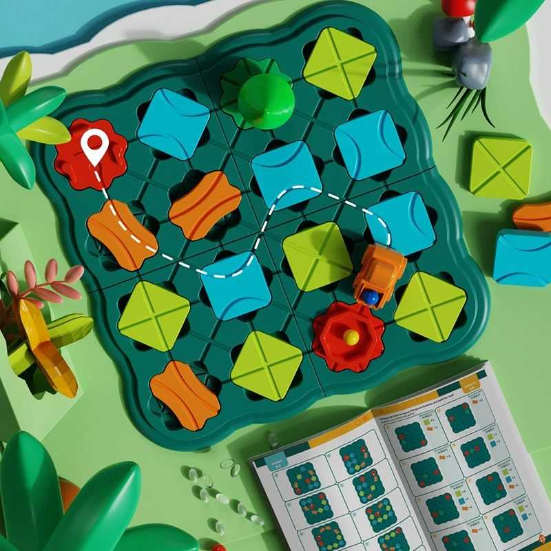 Конструктор с желобами для яслей, настольная игра, игрушка, раннее образование