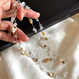 项链;耳钉;手串