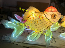 金鱼花灯老虎鲤鱼灯笼创意鱼灯传统手工民间艺术灯景区亮化现货定