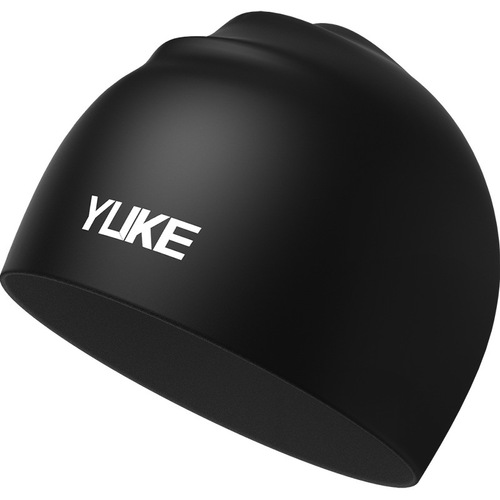 Swimming cap for adults and children, waterproof silicone cap, comfortable long hair ear protection swimming cap that does not strangle the head for men and women, hot spring solid color