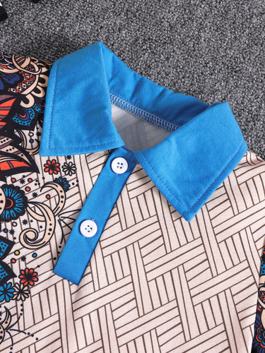 Cross-border exclusively for children's wear, boys 'summer short-sleeved suit, fashionable casual sports shorts, children's China style T-shirt trend