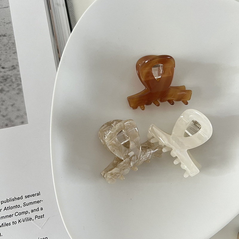 Frangia in acetato di alta qualità, piccola e media dimensione, clip semplice, copricapo con temperamento, forcina per capelli, accessori per capelli con stampa leopardata, clip laterale_voghion.com
