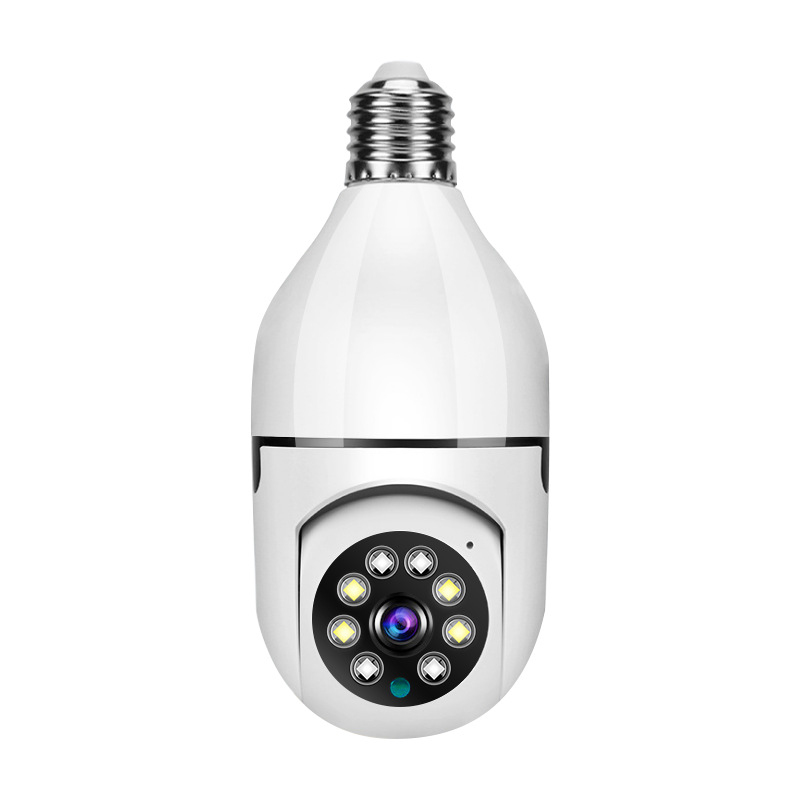 Tuya Graffiti teléfono móvil remoto 5G cámara de doble banda inteligente HD hogar wifi red E27 monitoreo de portalámparas