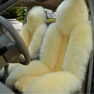 Car Wool Seat Cushion Winter Wool pad
