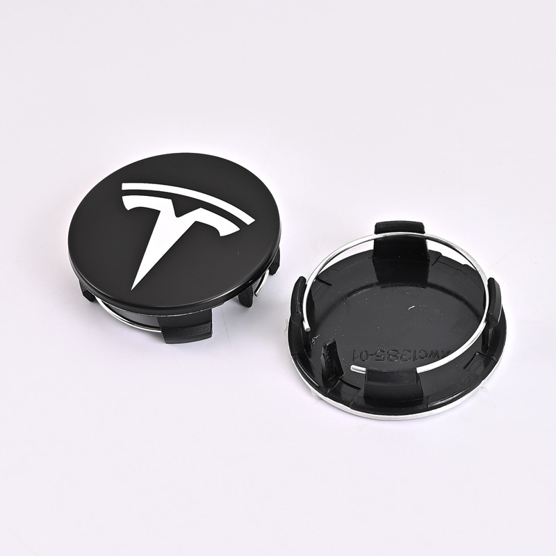 4x 58mm / 54mm Tesla Nabendeckel Felgendeckel Radkappen