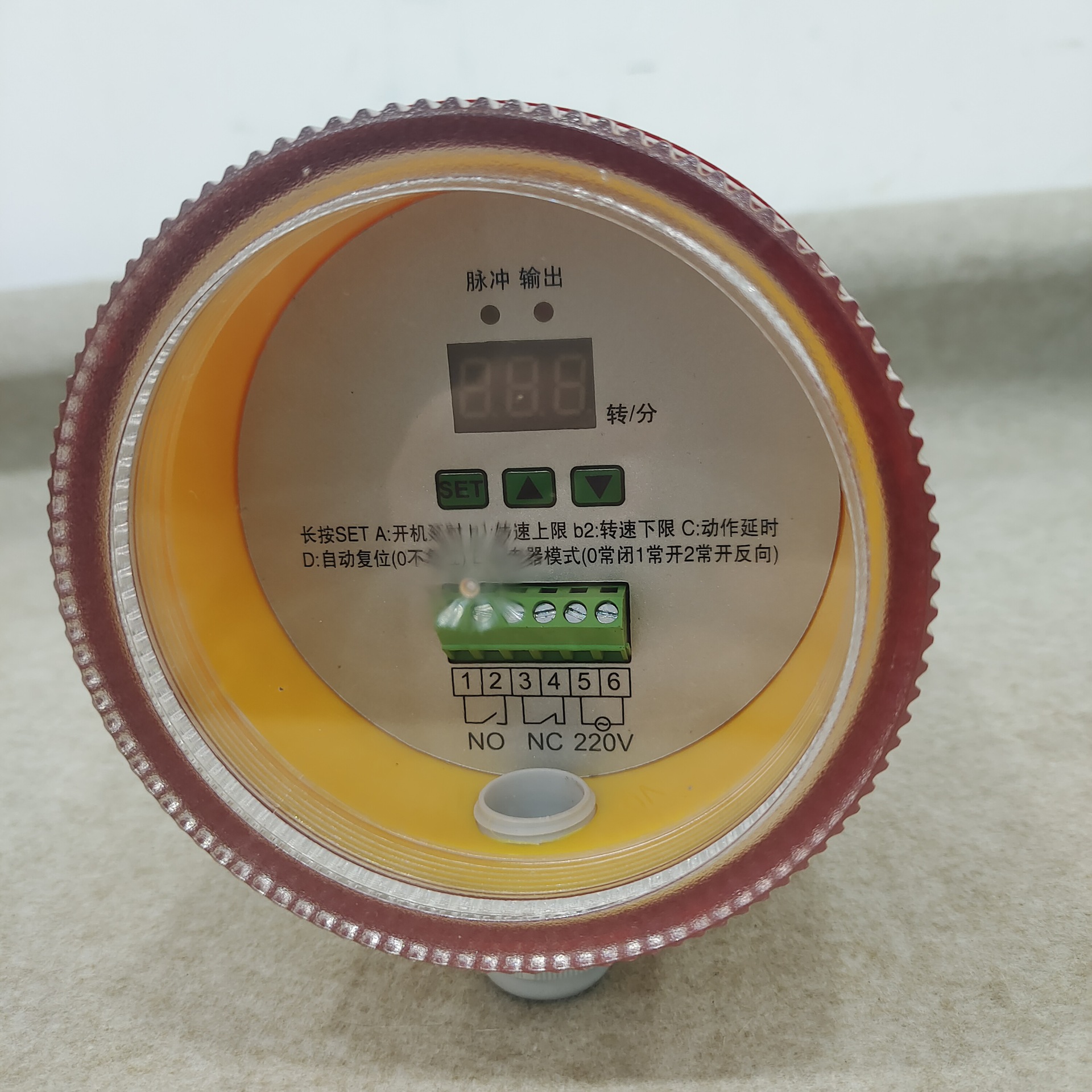 防爆欠速开关非接触式打滑开关QS-60-23P速度检测器失速开关QS-II