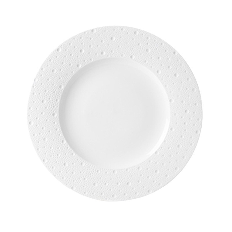 Cerámica gota de agua diseño creativo platos y platos selección de cubiertos de cerámica conjuntos de cubiertos domésticos de alta calidad al por mayor