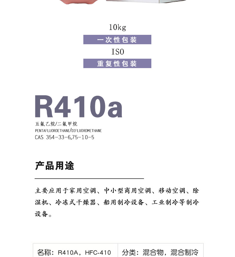 Honeywell R410a Refrigerant, Eco-Friendly, 10kg