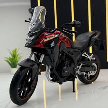 彩珀合金车模1:12本田CB400X摩托车滑行玩具车无声光模型摆件代发