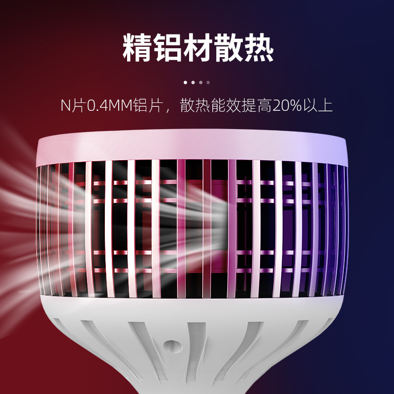 Lámpara de bombilla de aleta Bombilla de ahorro de energía led de alta potencia Fábrica de almacén de aletas Bombilla de iluminación de ingeniería de disipación de calor de aluminio