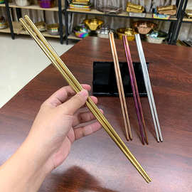 304加长筷子油炸耐高温火锅筷家用餐厅特长油锅捞面不锈钢长筷子