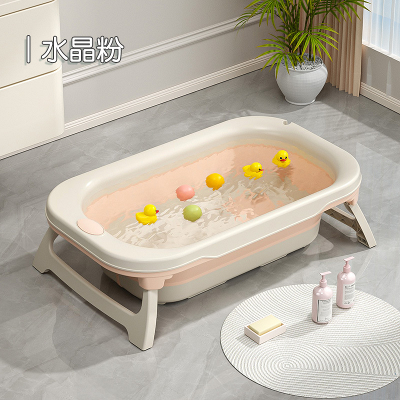 Bañera plegable para bebés con sensor de temperatura, bañera para bebés, bañera plegable para recién nacidos, bañera para niños