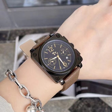 手表方形大表盘带日历韩版时尚潮流网红中性情侣表皮带个性女表