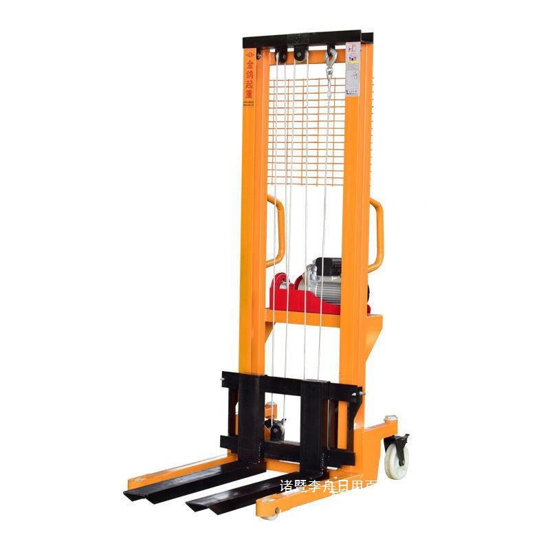 电动叉车2吨1吨全自动地牛升降装卸搬运堆高车220V手推堆高机其它