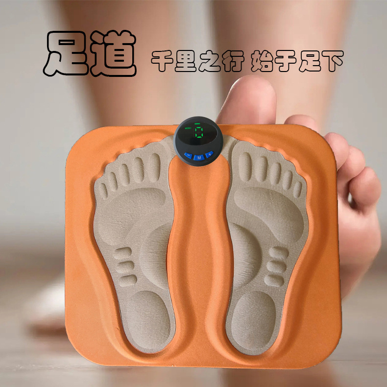 3D Foot Massage Foot Pad Micro Current Pulse Calf Foot Massager Automatic Foot Therapy Machine Acupoint Acupuncture Wholesale