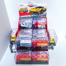 跨境合金餐饮货车仿真儿童模型玩具迷你厢式货车汽车生日礼物批发