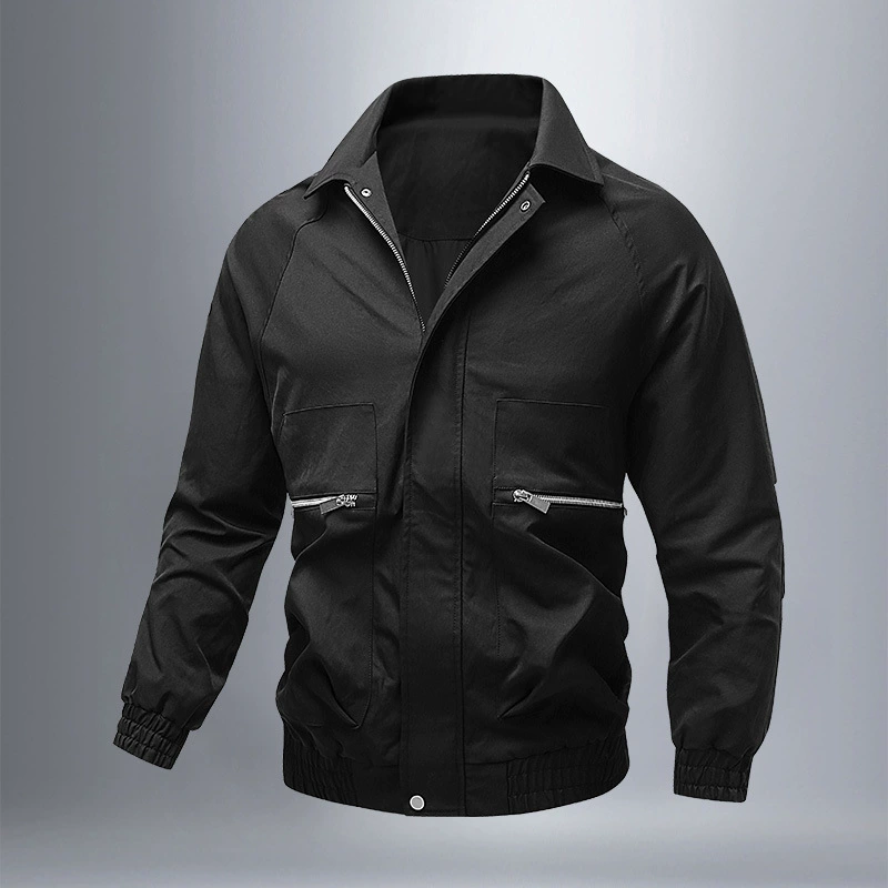 Men's retro spring jacket for leisure, oversize, high-quality style