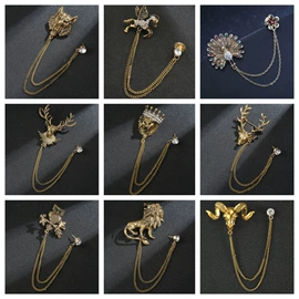 袖扣;领带夹;胸针