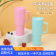 Customized high color value large capacity plastic cup silicone straw ice cup cross-border car cup high temperature resistant water cup wholesale
