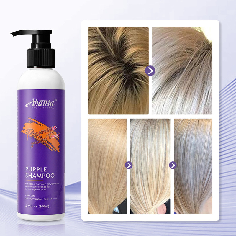 アバニア ソリッド カラー シャンプー シャンプー カラーロック パープル シャンプー スムース ヘアケア 黄ばみ防止 クロスボーダー スペシャル|undefined
