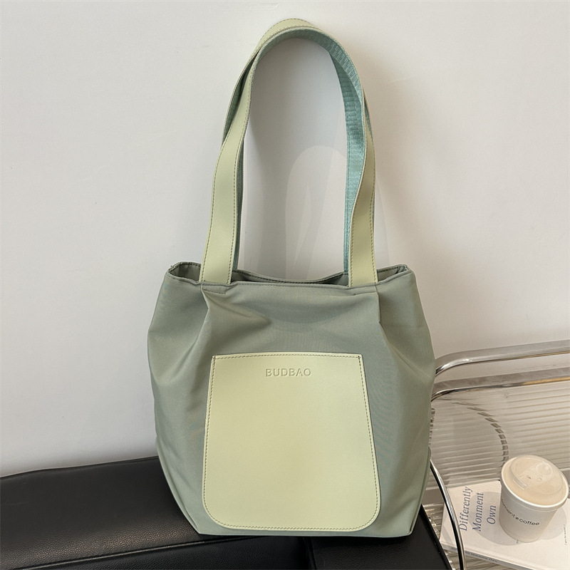 Casual, moda, bolso de gran capacidad para mujeres 2024 nuevo invierno simple, bolsa de hombro para viajar, bolsa de viaje ligera