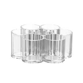 透明口红美妆收纳盒防尘护肤品亚克力塑料桌面梳妆台整理盒批发