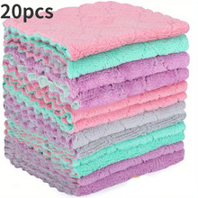 K 73778 Coral fleece cleaning cloth ˫��ɺ�������Ĩ��