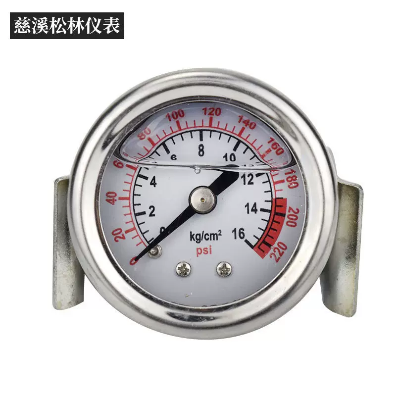 宁波厂家耐震压力表不锈钢耐震压力表 水处理设备使用仪表批发