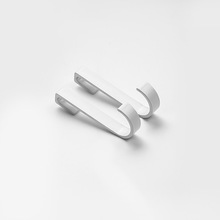 配件挂钩厨房浴室置物架S挂杆刀架专用替换勾子可滑动单个太空铝