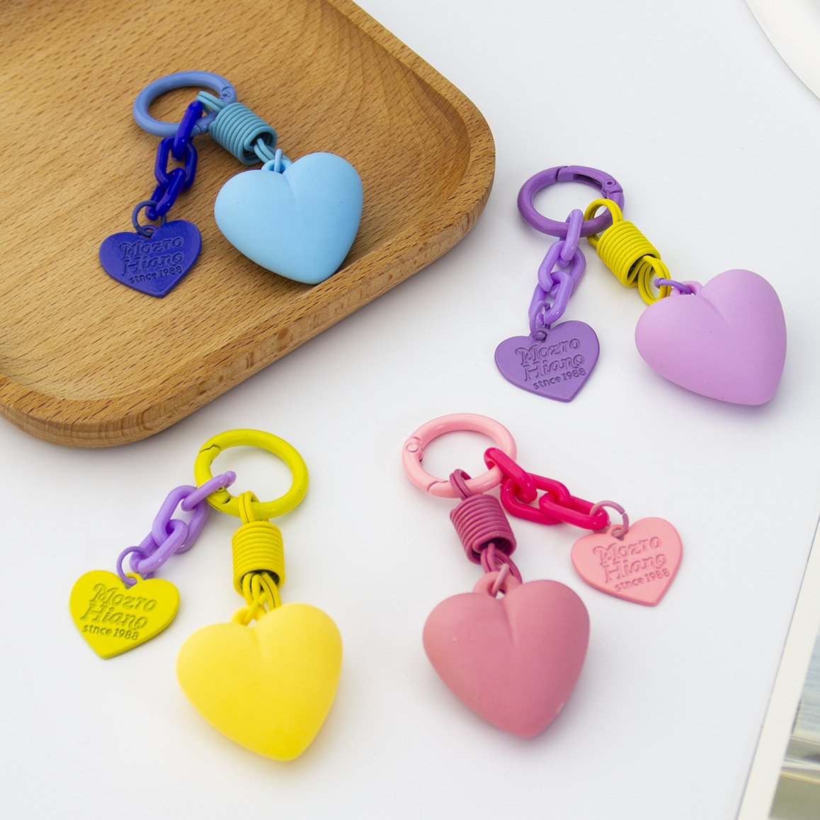 多巴胺钥匙扣diy可爱小众配件包包书包挂件小饰品挂饰装饰工艺品