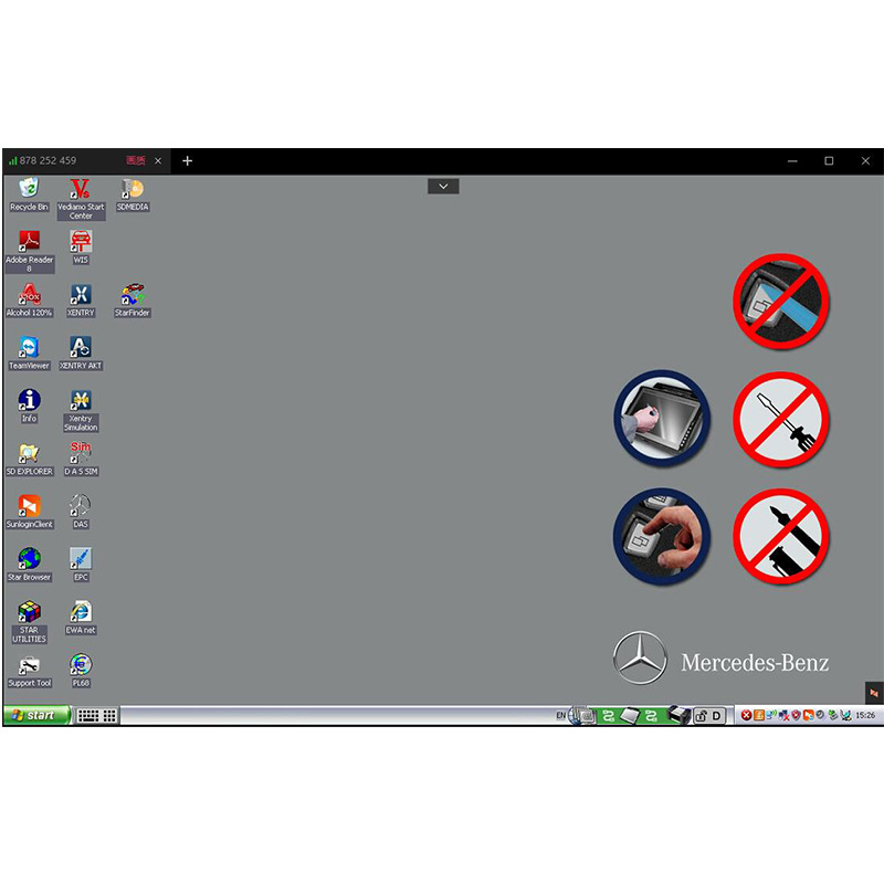 适用于BENZ MB SD C3 V2023.03 XENTRY奔驰汽车故障诊断仪软件