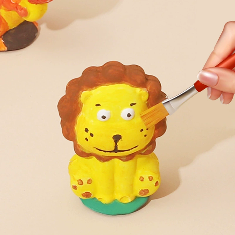 Детский развивающий набор для творчества: 3D-гипсовая фигурка динозавра для раскрашивания, набор для рисования и 3D-поделок