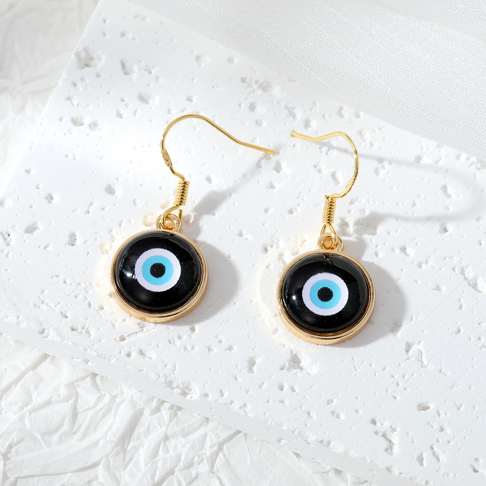 Women's Gender 1 Pair Retro Devil's Eye Plating Alloy Drop Earrings