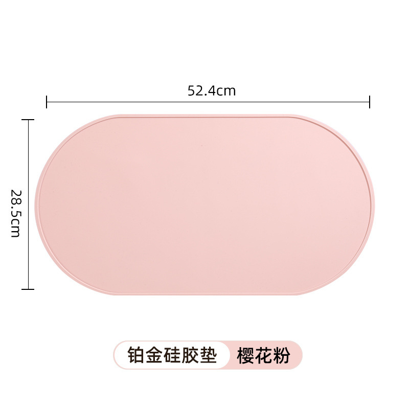 新しい無地プレースマット断熱マット火傷防止マットプレートマット家庭用シリコーン防水耐油西洋テーブルマット卸売|undefined