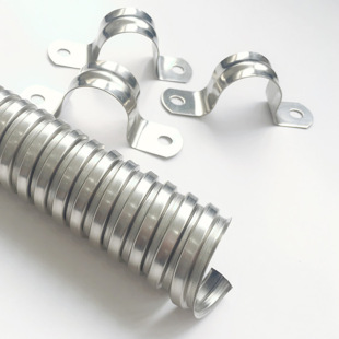 Stainless steel metal hose waterproof plastic wire protection bellows sheath 6 points stainless steel hose threading