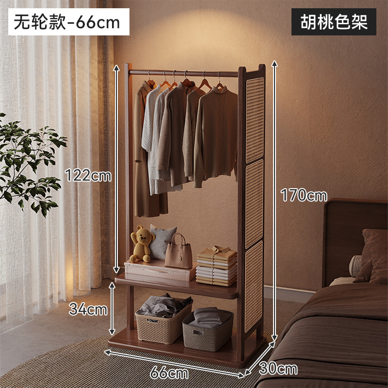 Percha de ropa de piso para dormitorios, percha de ropa de piso pequeña, percha de ropa móvil, percha de ropa simple, percha de ropa doméstica