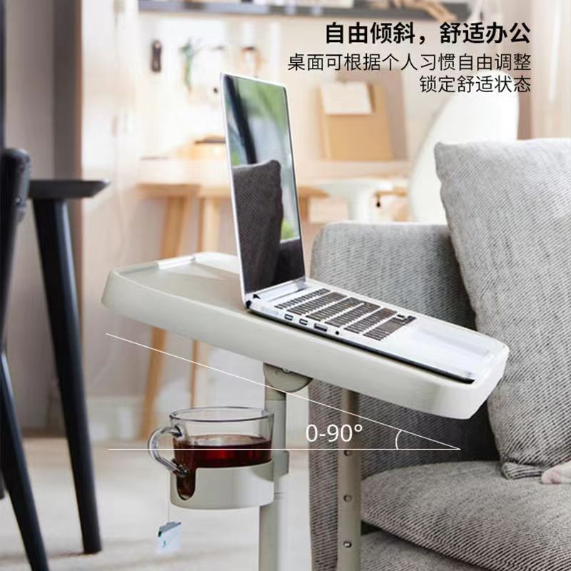 Escritorio de computadora, escritorio de estudio, escritorio plegable de elevación ajustable, mesa de computadora portátil, mesa de cama, mesa auxiliar de sala de estar