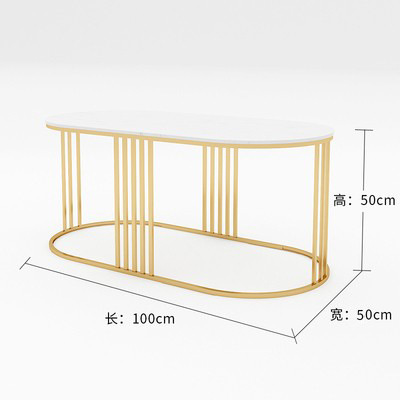 Sofá de hierro forjado nórdico lujoso asiento de tarjeta roja red salón de belleza silla de recepción casual moderna simple combinación de sofá mesa de té