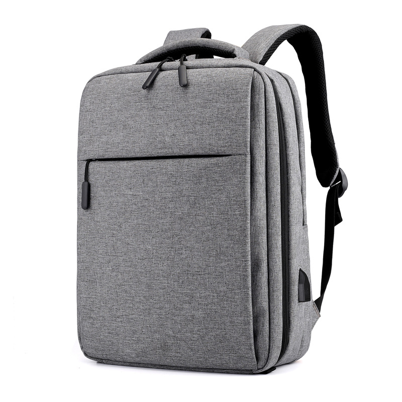 Comercio al por mayor de los hombres de negocios mochila de ordenador de moda casual bolsa de viaje bolsa de estudiante soporte impreso LOGO