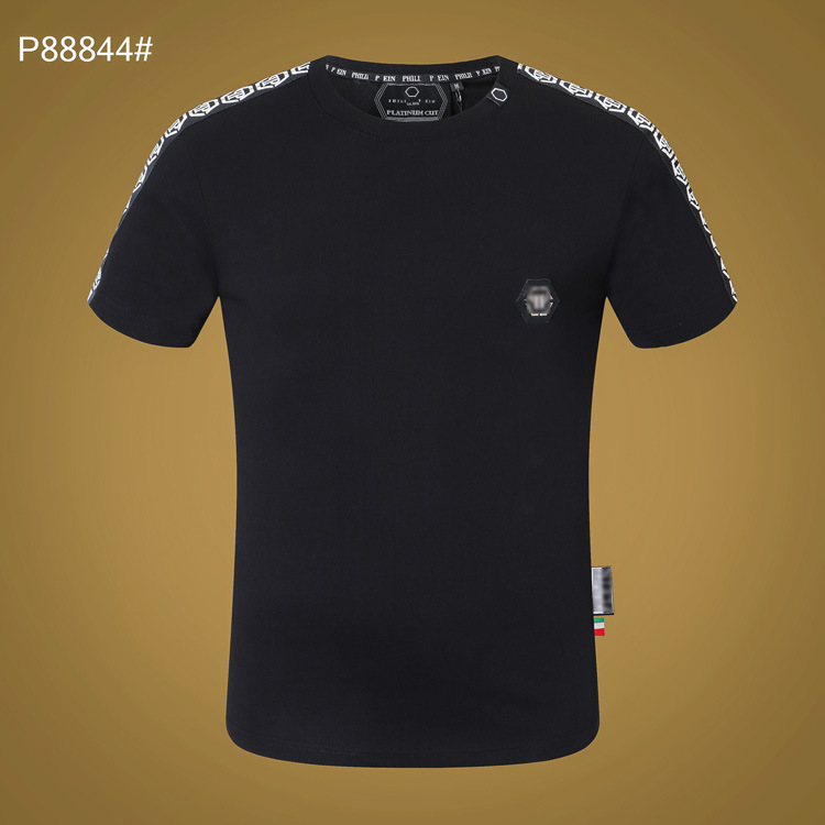 Amazon Aliexpress Trendy Brand Philip Pule Summer Pp Men's Short Cotton Suit T-Shirt Dropshipping Hot Diamond Amazon Aliexpress Trendy Brand Philip Pule Summer Pp Men's Short Cotton Suit T-Shirt Dropshipping Hot Diamond