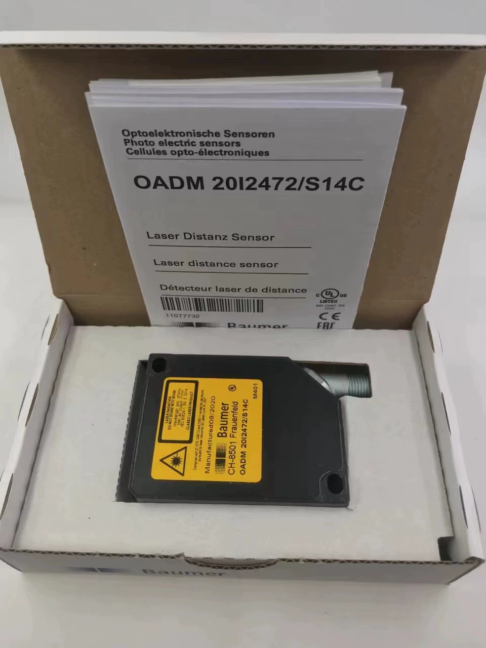 Baumer LBFS-01511.0 переключатель уровня датчик уровня жидкости для пищевой и фармацевтической промышленности, агент Baumer