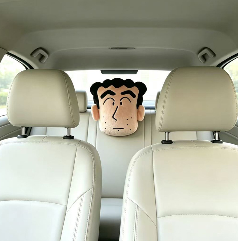 Little Policewoman Cartoon Cute Lady Car Headrest Comfortable Neck Pillow Cushion Personalized Stylish Car Headrest