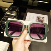 Tide, retro sunglasses, trend fashionable glasses, 2023, Korean style