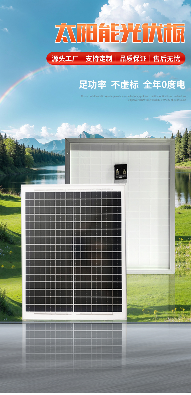 Солнечная панель Rui Pai 25W 18V