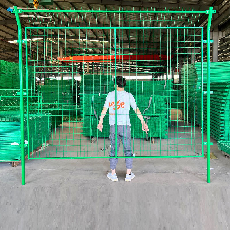 框架护栏 园林铁路围栏养殖果园绿色围栏网 铁路机场护栏网