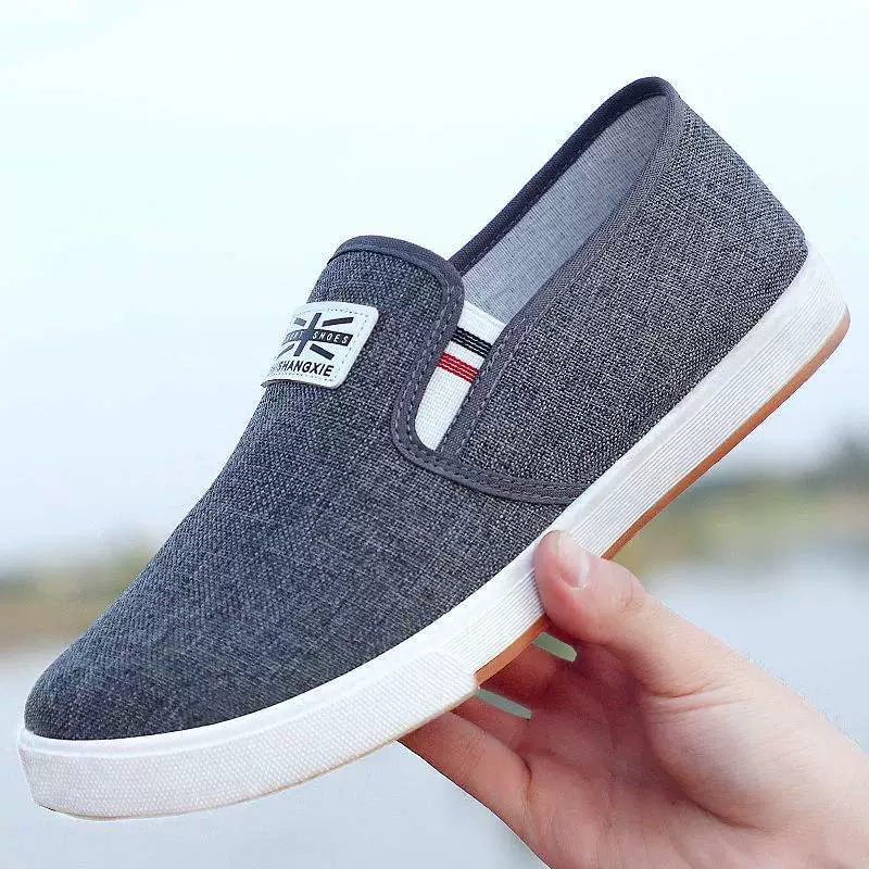 Slip-ons, summer footwear, breathable low sneakers for leisure, cloth sports shoes, autumn