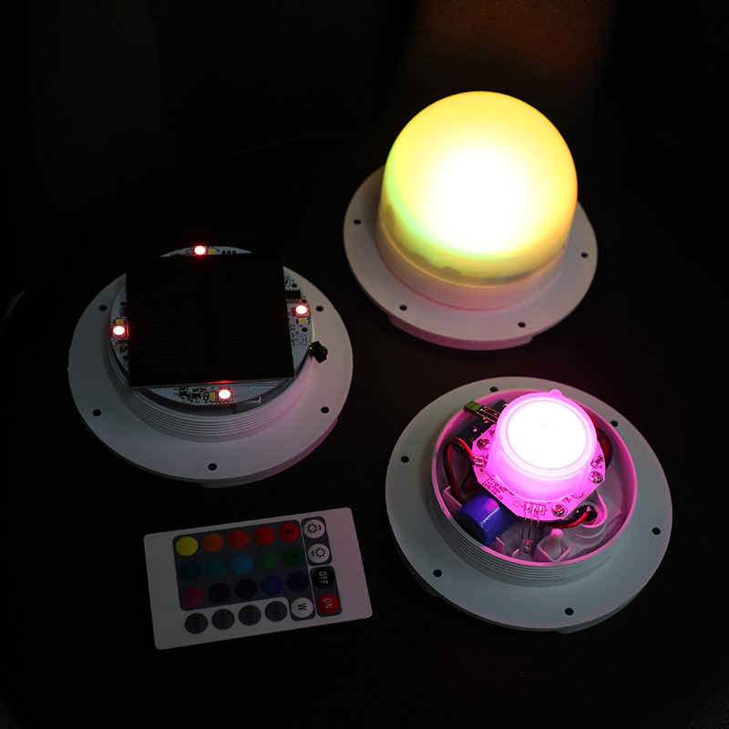 供应各规格尺寸滚塑机芯发光灯饰光源太阳能灯芯七彩发光家具光源|ms