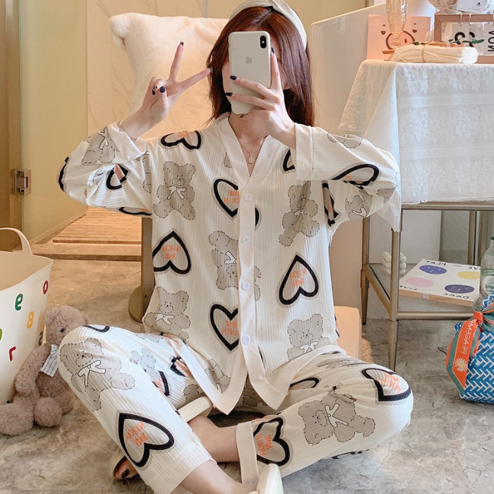 934-22 # 복숭아 하트 베어