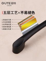 OD59批發櫥櫃抽屜拉手美式黑色衣櫃門把手現代簡約柜子歐式單粒拉